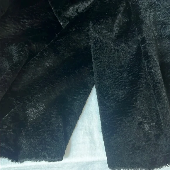 Emporio Armani Black Faux Fur Coat - Picture 10 of 16